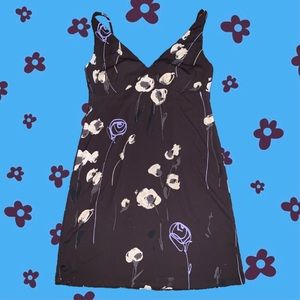 Brown Floral Dress